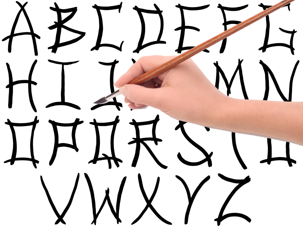 brush calligraphy