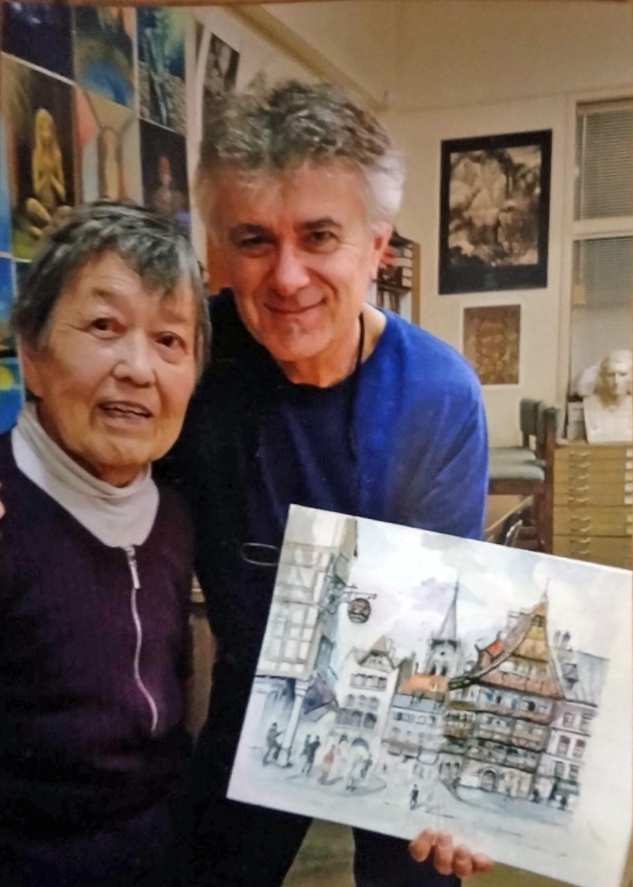 Miyoko Kusumoto and Ferenc Besze