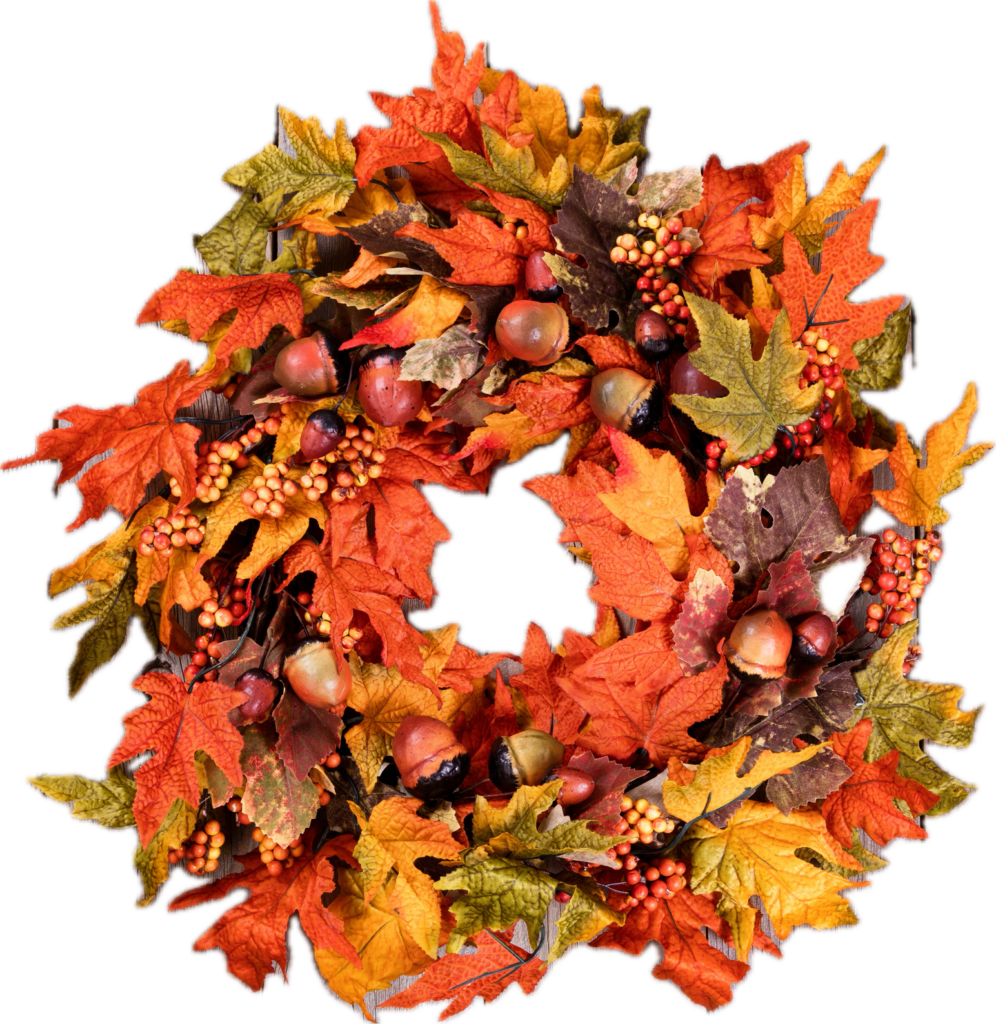 fall holiday wreath