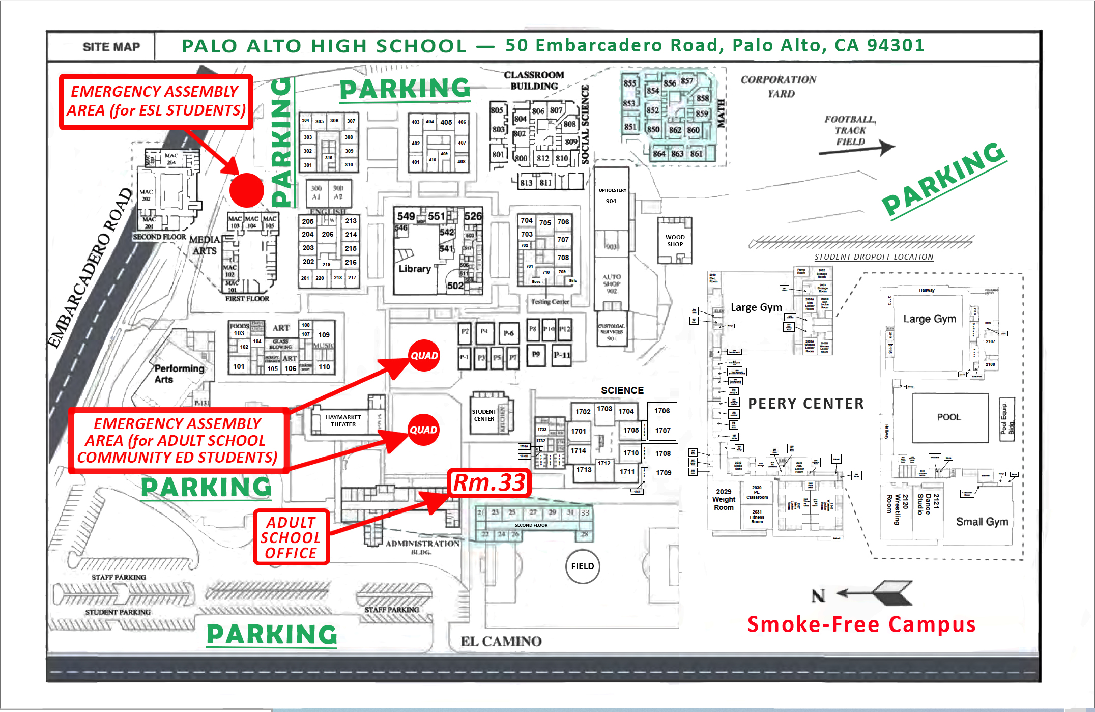 PAAS Class Locations