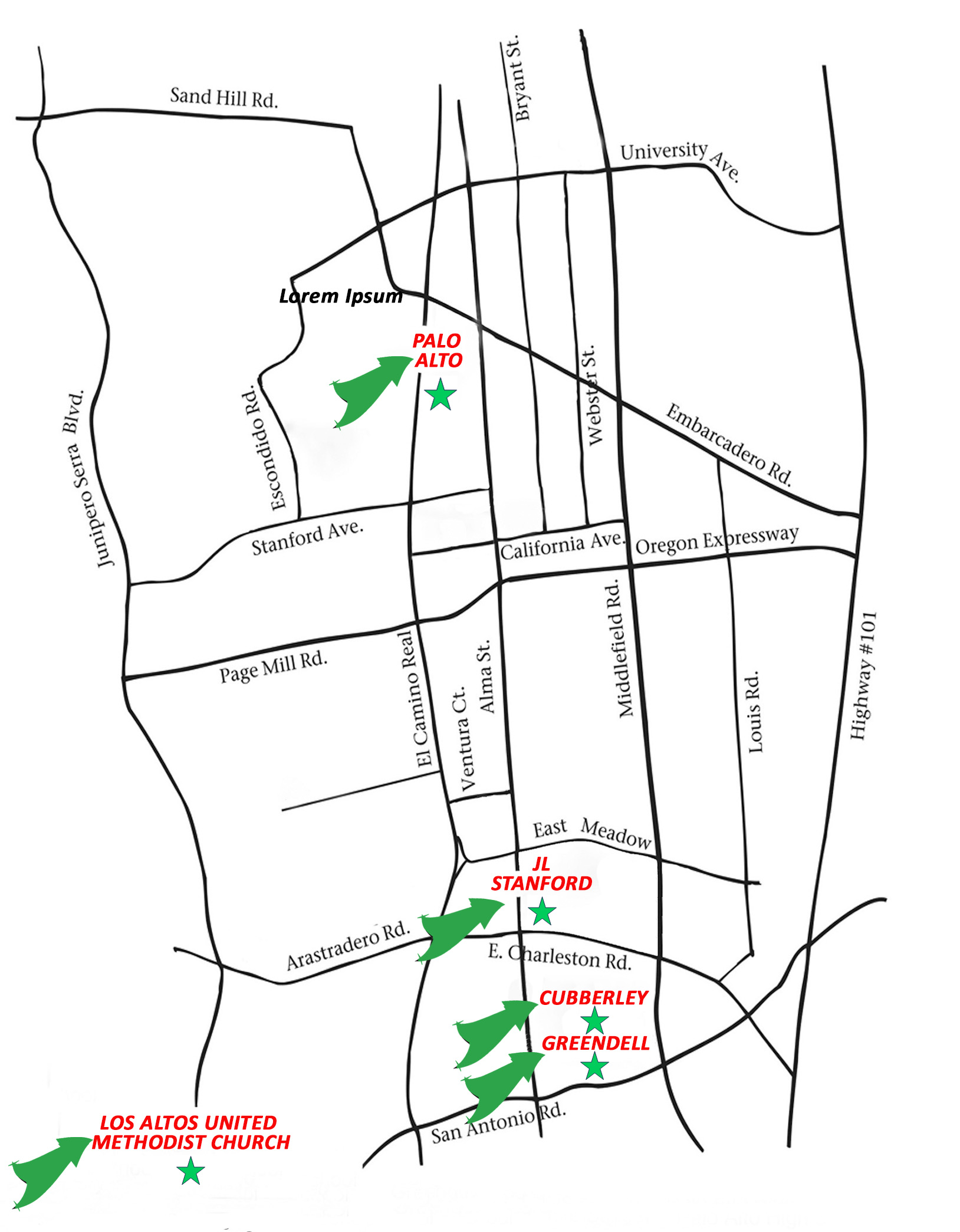 Palo Alto Adult School Locations