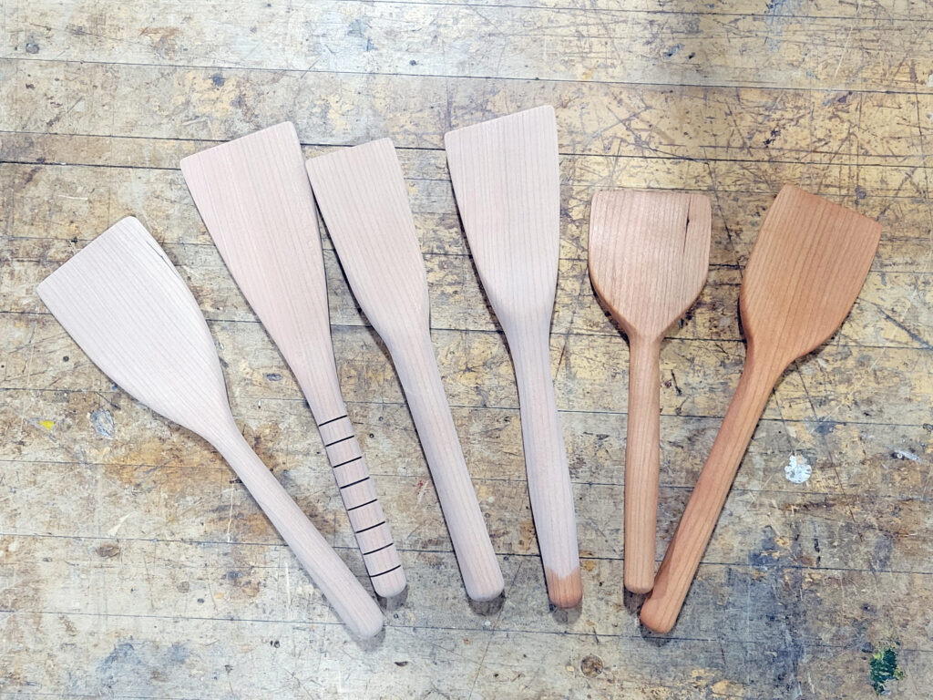 Woodturning - Spatulas